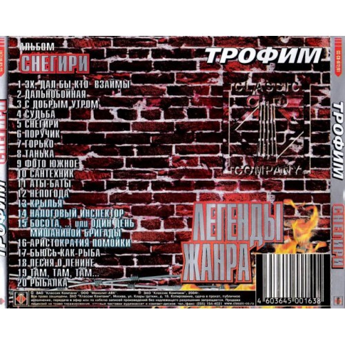 Трофим-Лучшие песни (CD)