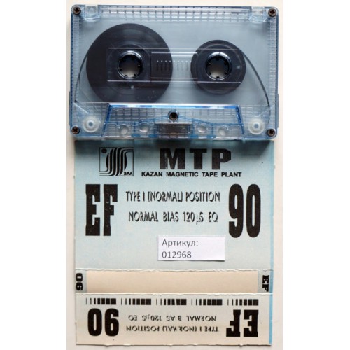 Аудиокассета для перезаписи. Артикул: 012968 (МС) MTP
