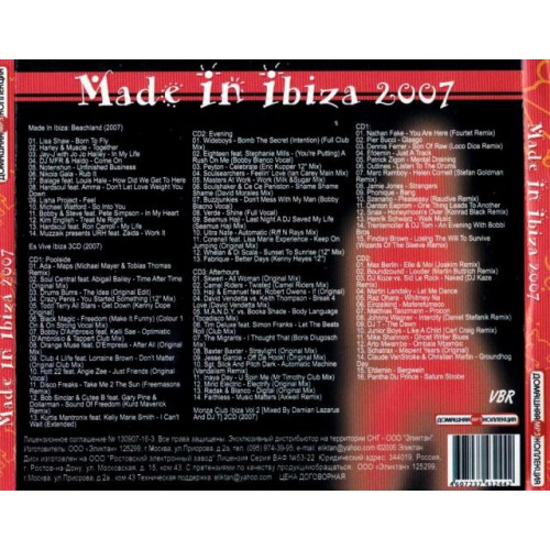 Made In Ibiza 2007 (Mp3)