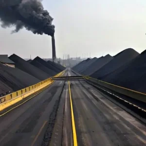 Угольная отрасль: складирование угля — пыление, самовозгорание, потери