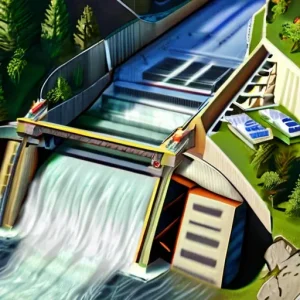 Гидроэнергетика: гибрид малой ГЭС и накопителя энергии — схема