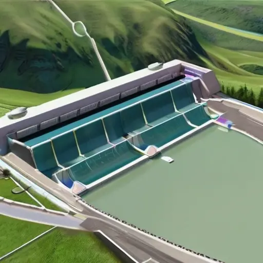 Гидроэнергетика: гибрид малой ГЭС и накопителя энергии — схема